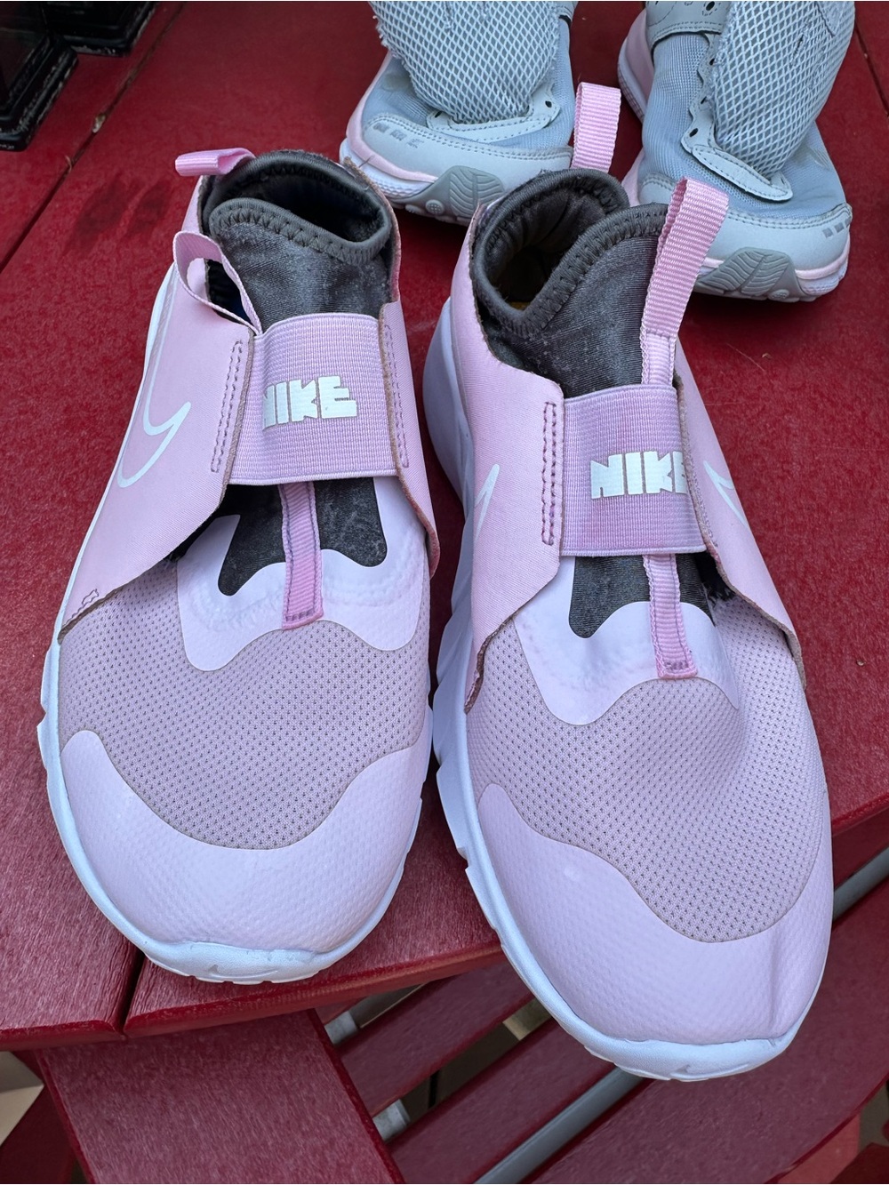 Nike Kids Pink Slip-On Athletic Sneakers